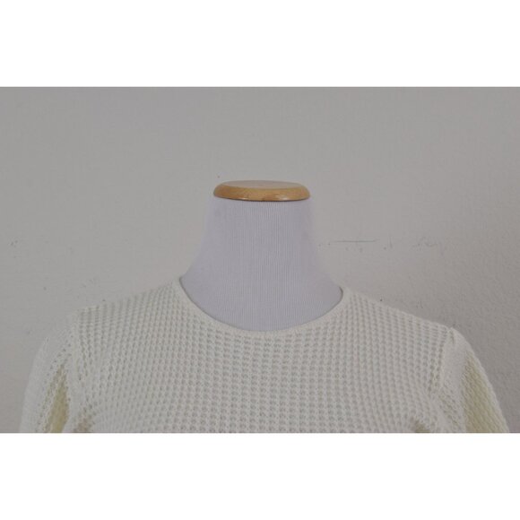 Vintage 80s Acrylic Striped Knit Blouse‎ - Picture 7 of 10